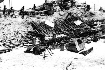Enemy weapons captured