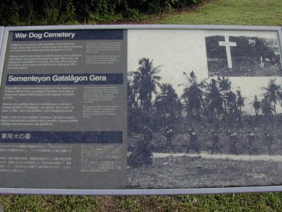 War Dog Cemetery in Guam