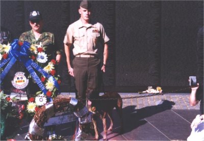 Marine and his Dog